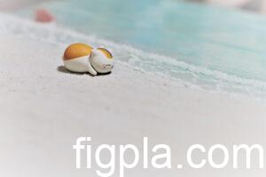 海と砂浜のジオラマの作り方