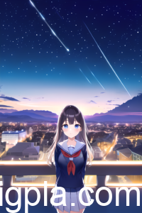 【AIイラスト研究】流星の明かり