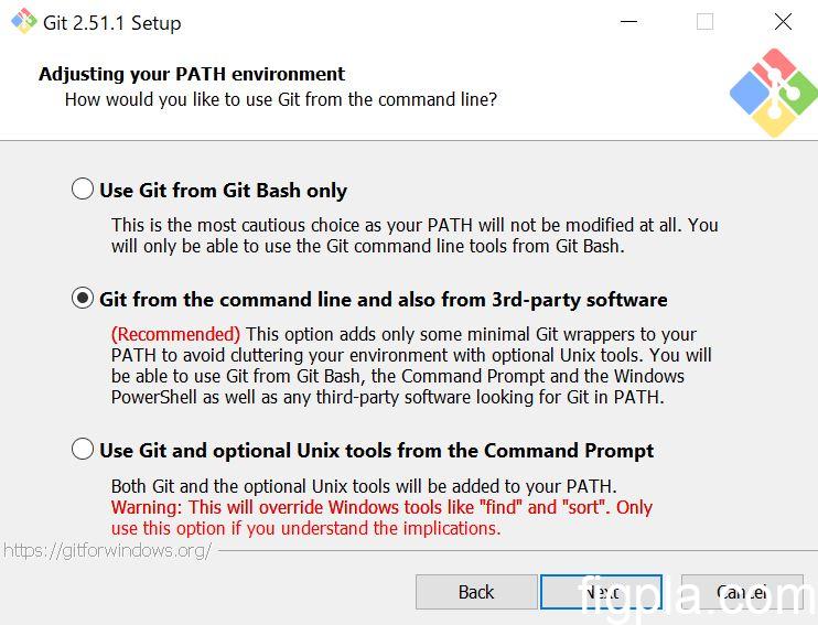 環境変数のオプション